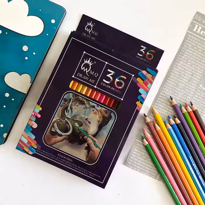 مدادرنگی36رنگ جعبه مقواMQمدل آرتیست