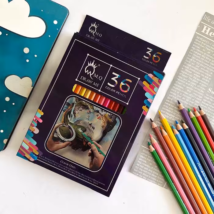 مدادرنگی36رنگ جعبه مقواMQمدل آرتیست