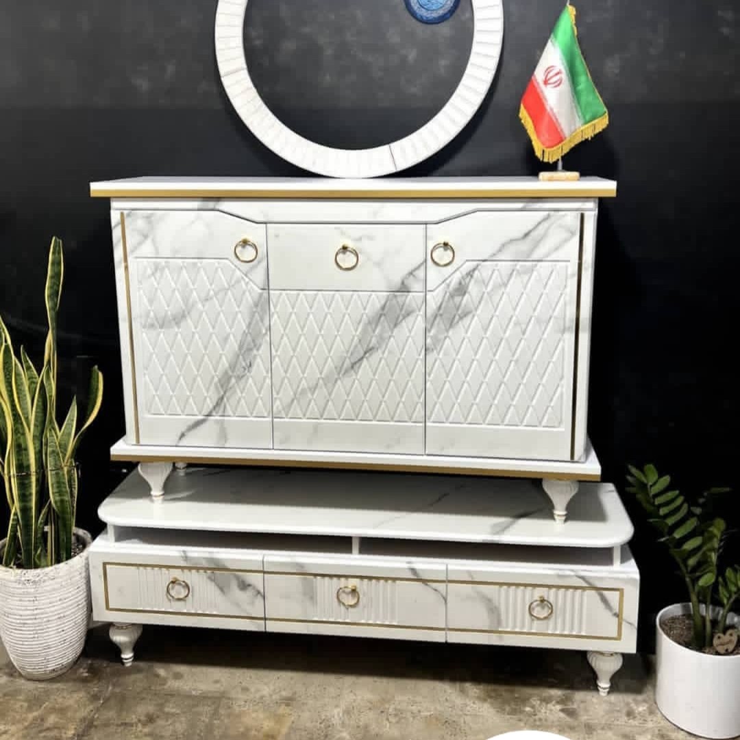 کنسول اینه میز تلویزیون ست هم فقط 4500 با بهترین کیفیت وجنس 43694444444