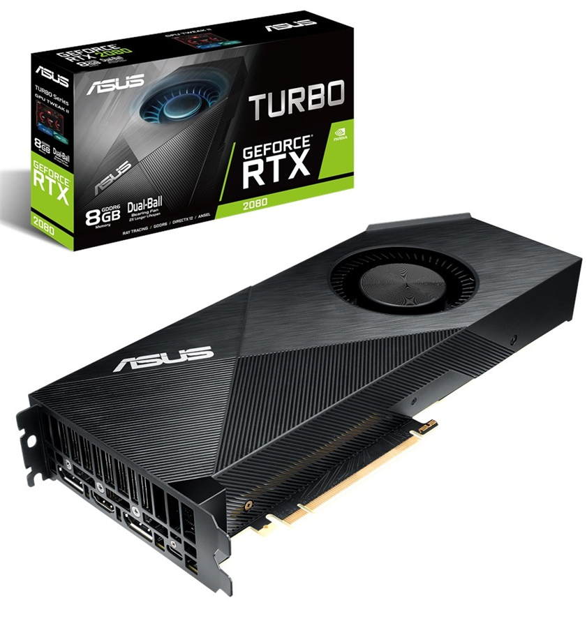 کارت گرافیک ایسوس مدل توربو آر تی ایکس 2080 با حافظه 8 گیگابایت