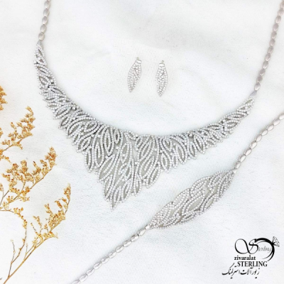 سرویس جواهری با نقره ایتالیا کد 12313