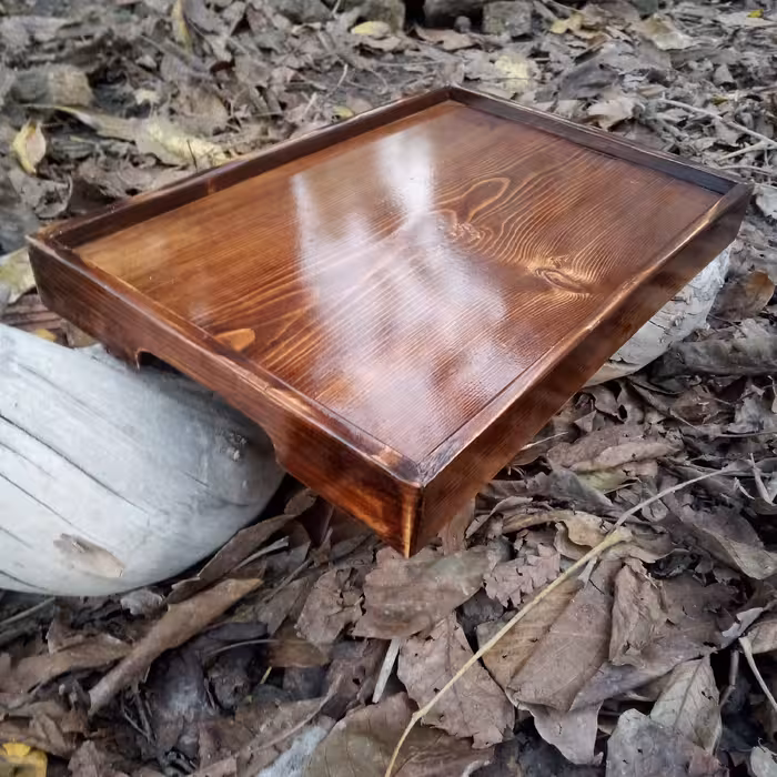 سینی پذیرایی چوبی