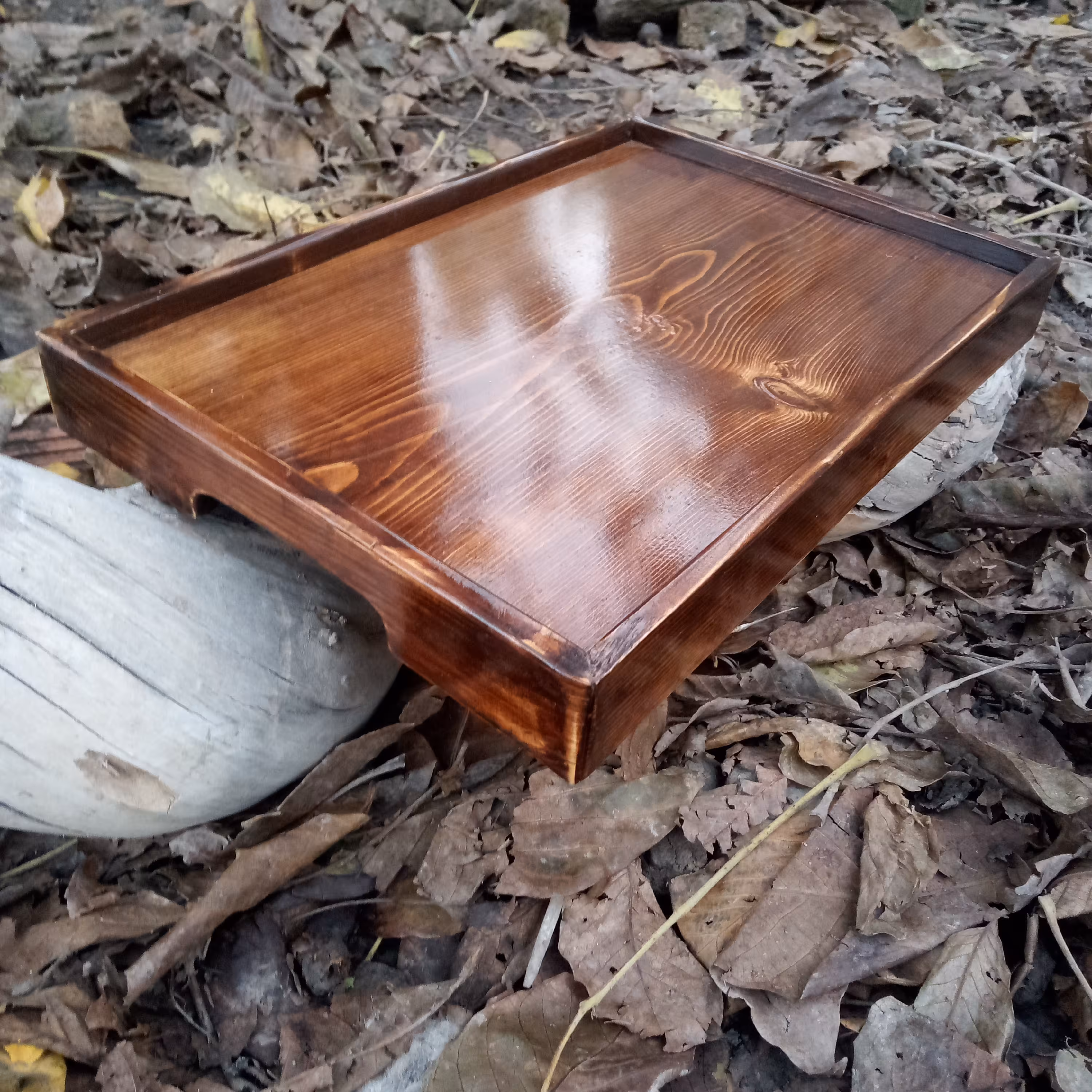 سینی پذیرایی چوبی