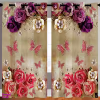 پرده رنس مدل C35-50818 سایز 270x140 سانتی متر
