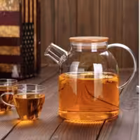 قوری پیرکس درب بامبو  1500 میل