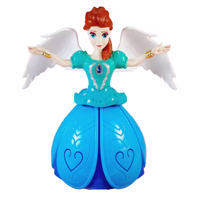 اسباب بازی عروسک فرشته Angel girl - باتری خور - چرخان - آهنگ  - مدل T80133