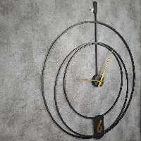 ساعت دیواری فلزی H130 ،رنگ کوره ای استاتیک ترکیه با ضمانت پنج رنگ با بهترین کیفیت (پس کرایه)