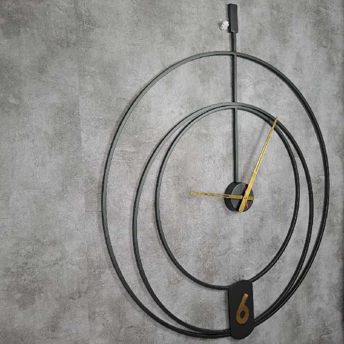 ساعت دیواری فلزی H130 ،رنگ کوره ای استاتیک ترکیه با ضمانت پنج رنگ با بهترین کیفیت (پس کرایه)