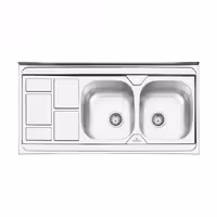 سینک نیمه فانتزی روکار پرنیان استیل مدل  PS 2107