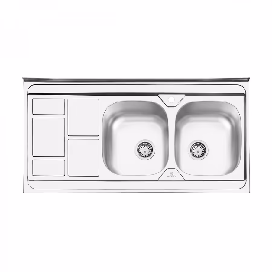 سینک نیمه فانتزی روکار پرنیان استیل مدل  PS 2107