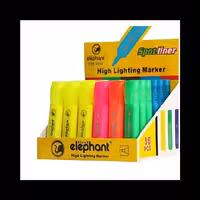 ماژیک هایلایتر (علامت زن) الفنت بسته ی 36 عددی رنگ جور