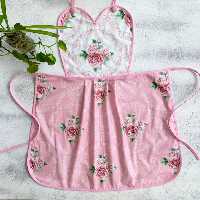 پیشبند مخمل نسوز مدل آرمیتا طرح 37