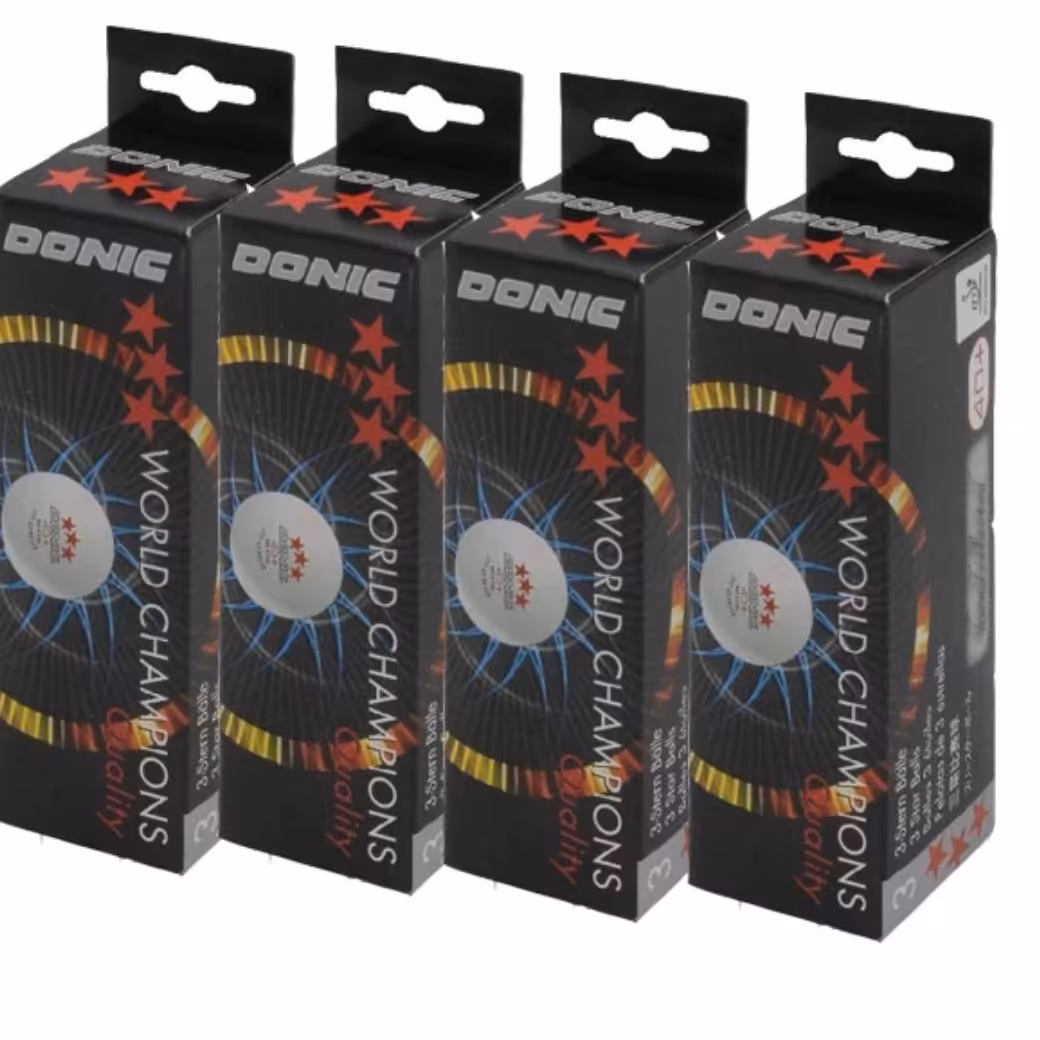 توپ پینگ پنگ دونیک مدل 3 ستاره بسته 12 عددی

