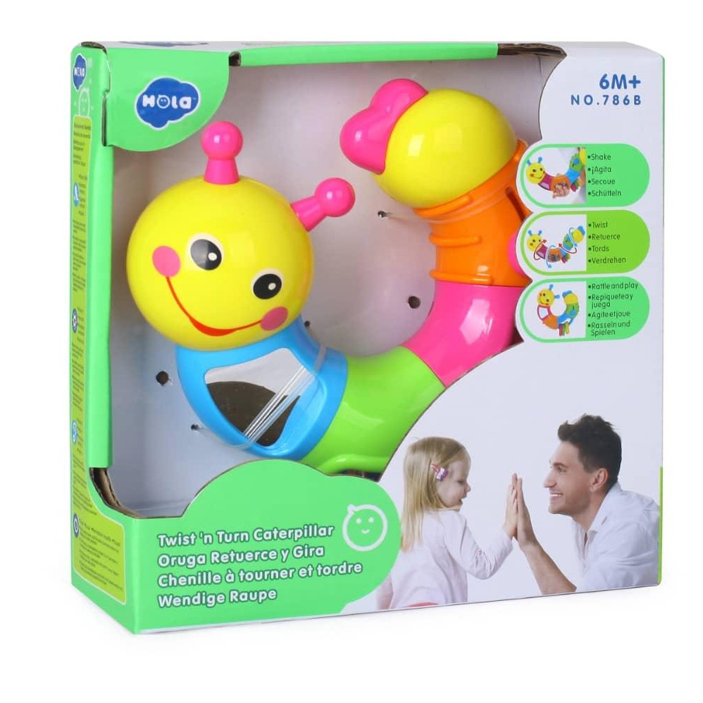 جغجغه هالی تویز طرح کرم