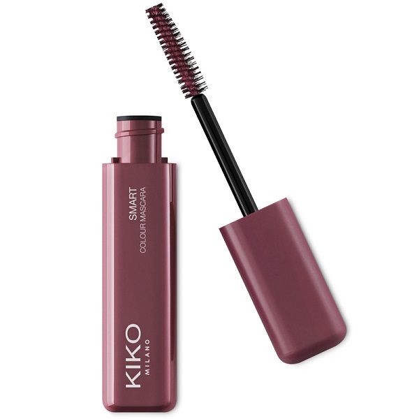 ریمل رنگی شرابی کیکو (kiko) اصل | مدل smart colour حجم دهنده و بلند کننده مژه
