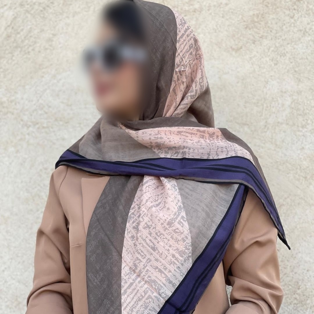 روسری نخی اسلپ دست دوز قواره 120