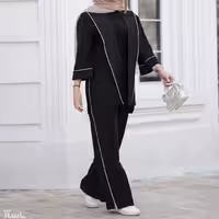 مانتو و شلوار مغزی دوزی دلین