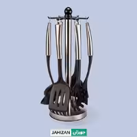 ست کفگیر ملاقه استیل یونیک مدل 1155