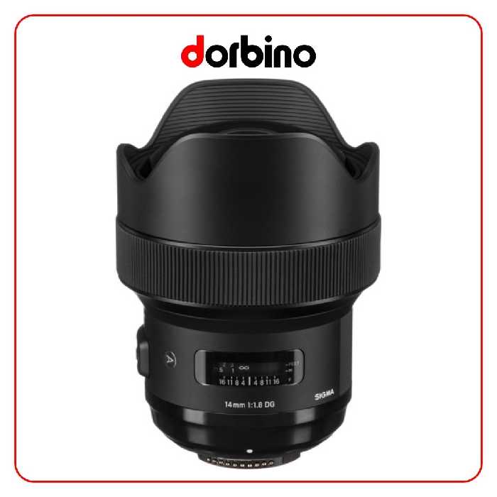 لنز سیگما Sigma 14mm f1.8 DG HSM Art Lens for Nikon F - فروشگاه دوربین دوربینو