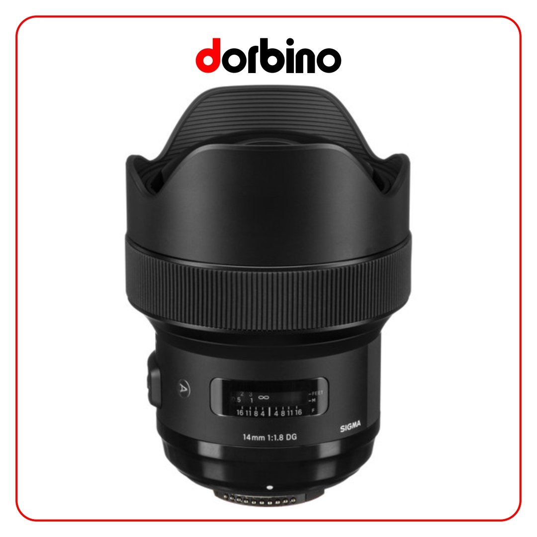 لنز سیگما Sigma 14mm f1.8 DG HSM Art Lens for Nikon F - فروشگاه دوربین دوربینو