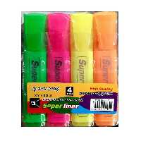 ست هایلایت 4 رنگ super liner