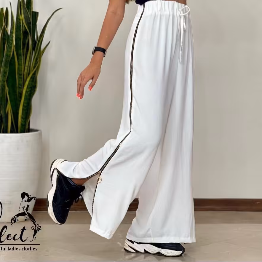 شلوار مزونی  
بغل زیپ استیل وارداتی 
قابلیت باز و بسته  شدن زیپ