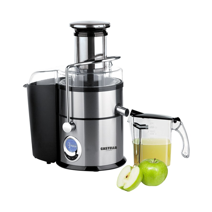 آبمیوه گیری کاستلو مدل CPJ-100 استیل مشکی 18 ماه گارانتی