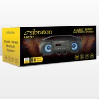 اسپیکر شارژی بلوتوثی قابل حمل سیبراتون مدلS-BS717 