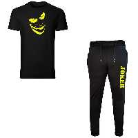 ست تیشرت یقه گرد آستین کوتاه طرحjokerمدلd5757