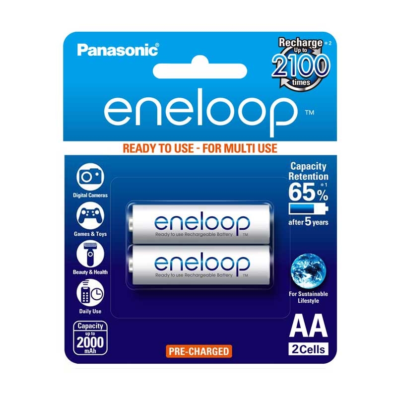 باتری قلمی قابل شارژ پاناسونیک انلوپ BK-3MCCA4BA