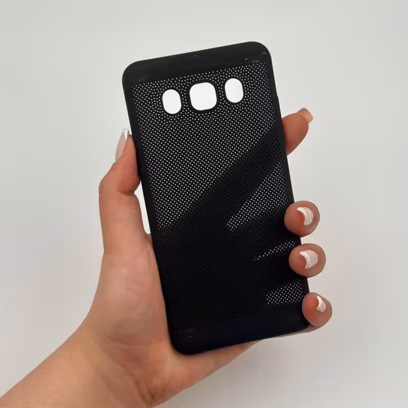 قاب گوشی (Galaxy J5 2016 (J510 سامسونگ پشت سوزنی مشکی ساده کد 58872