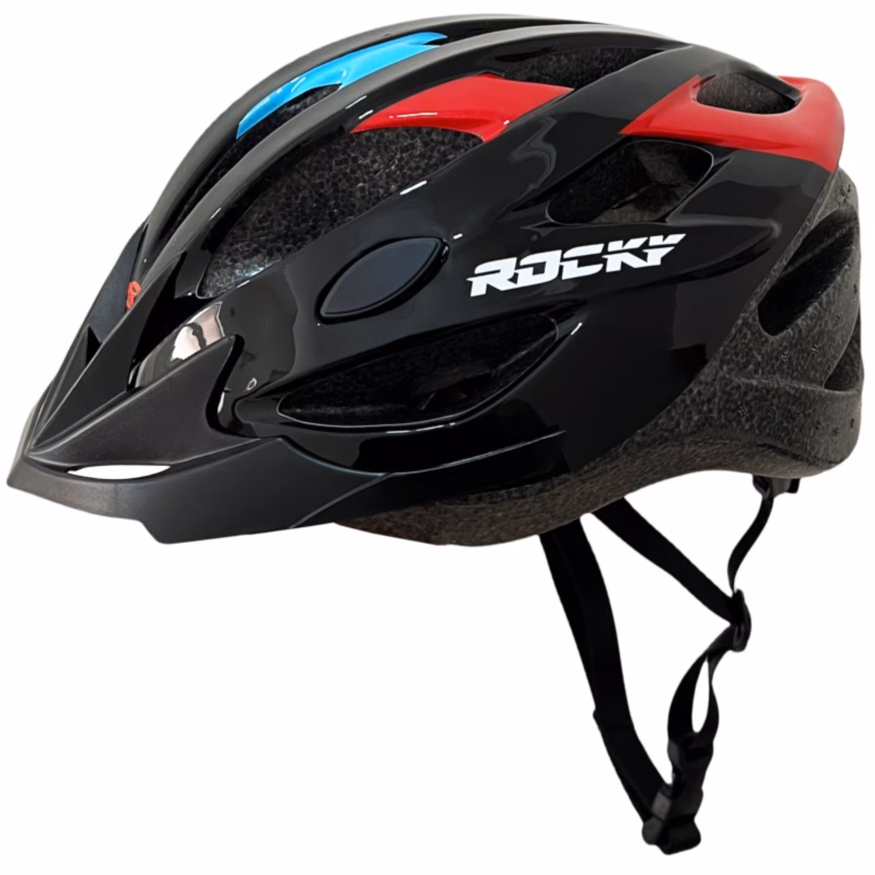 کلاه ایمنی دوچرخه راکی مدل MV-23 مشکی قرمز کد 1301208