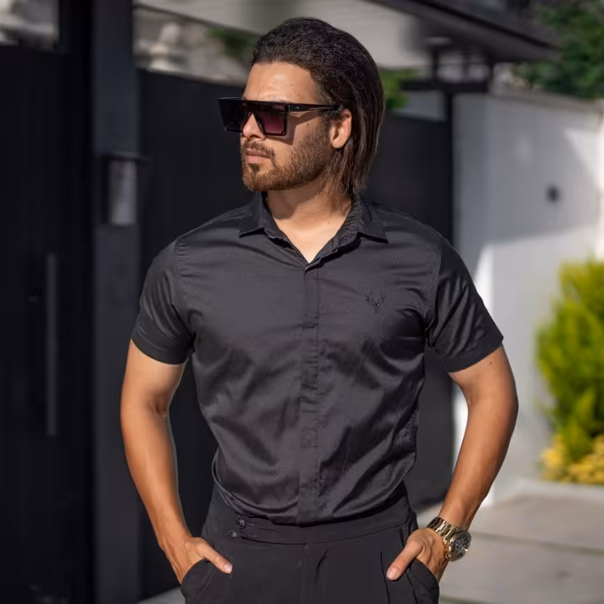 پیراهن مردانه ساتن نخ 4 رنگ تا 7 روز مهلت مرجوعی به هر دلیلی 