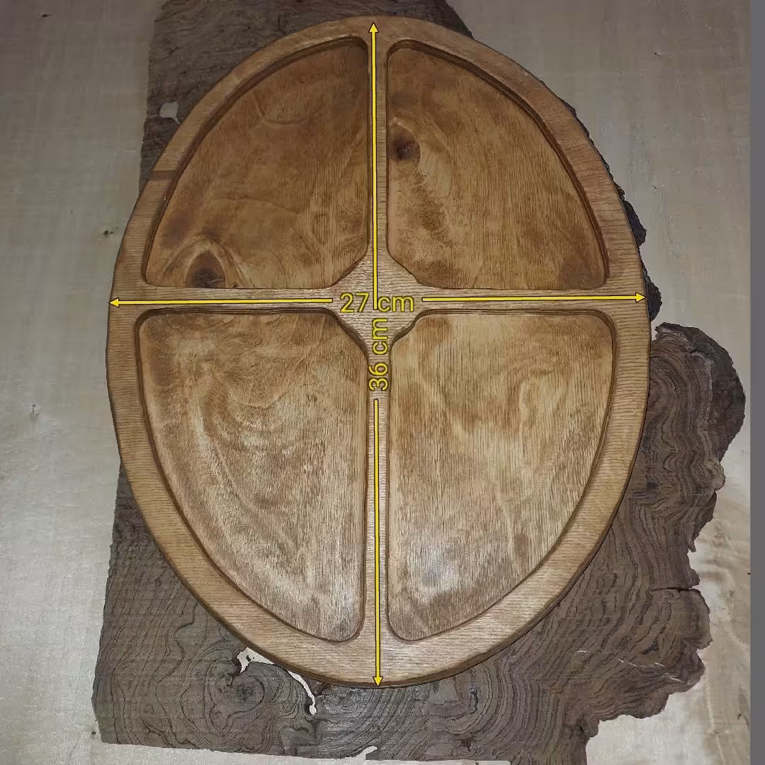 اردوخوری 4 تیکه بیضی شکل