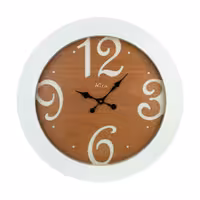 ساعت دیواری چوبی مدل کیتا رویال کد CKS 605-W60 - (قطر 60 cm)
