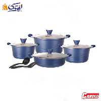 سرویس قابلمه اوشن سرمه ای کاندید گرانیتی 10 پارچه