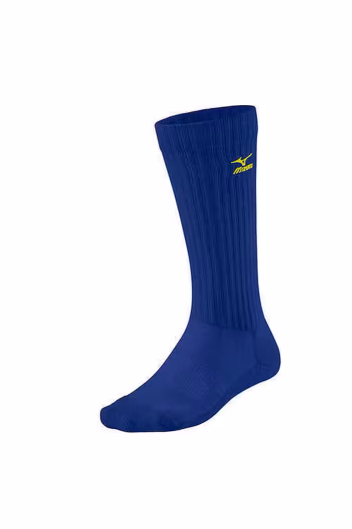 جوراب ورزشی آبی مردانه و زنانه های واللی یونیسکس Long Navy Blue Mizuno