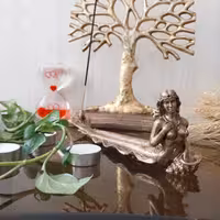 جاعودی پری دریایی  پلی استر برنزی 