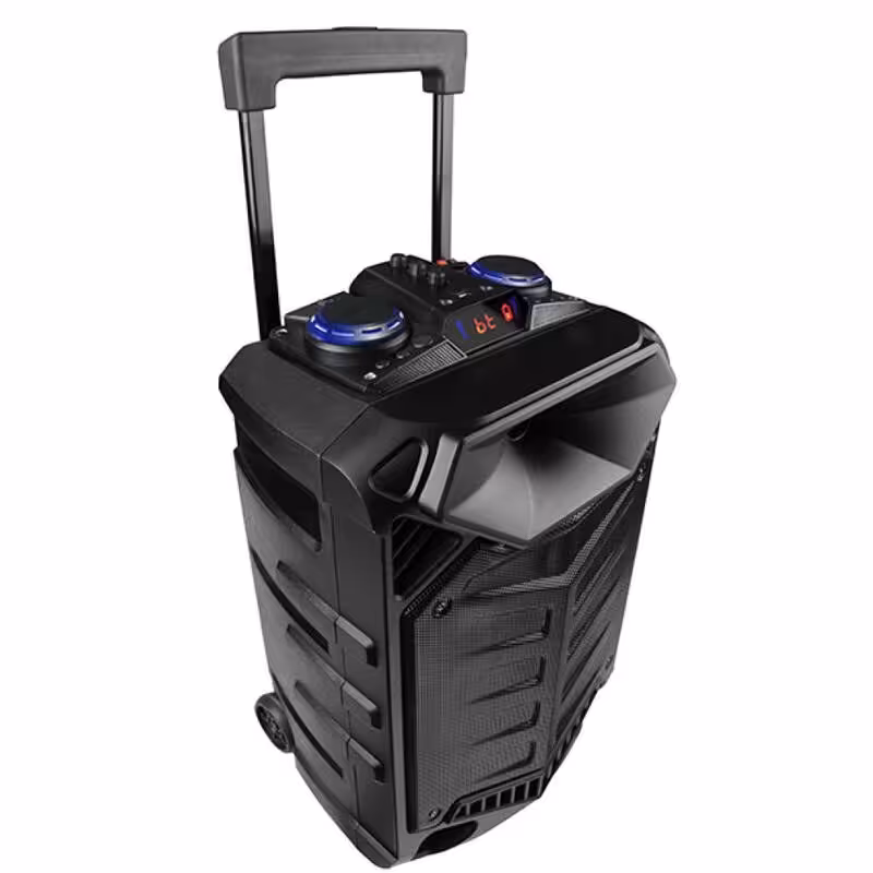 اسپیکر چمدانی بلوتوثی رم و فلش خور تسکو TSCO TS-1900 با میکروفن و ریموت کنترل