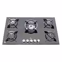 اجاق گاز صفحه ای بیمکث 5 شعله مدل MG 0058 مشکی