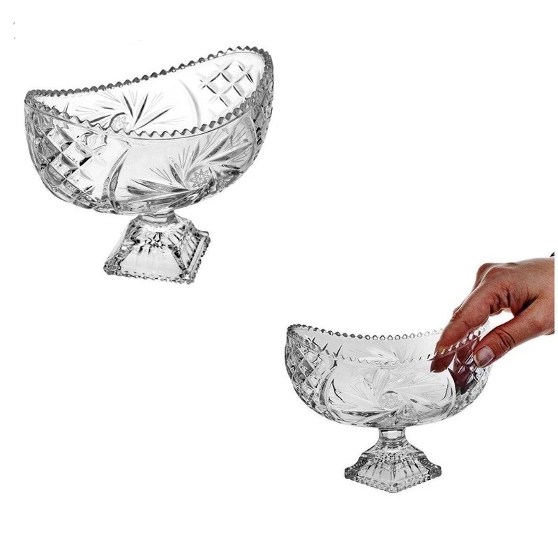 شکلات خوری پایه دار مدل مدرن بلور در خانه مدرن