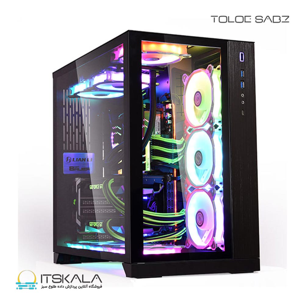 خرید کیس لیان لی مدل LIAN LI O11 Dynamic Black | ITSKALA