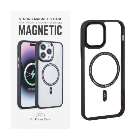 قاب گوشی اورجینال شفاف Magnetic متال برای iPhone 12 Pro / 12