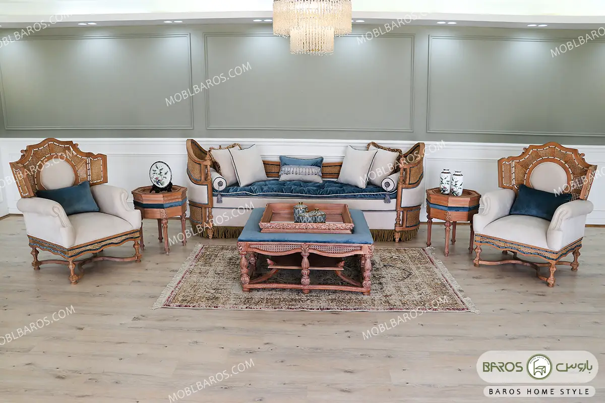 مبل نیم ست 5 نفره لیزنا کد 2