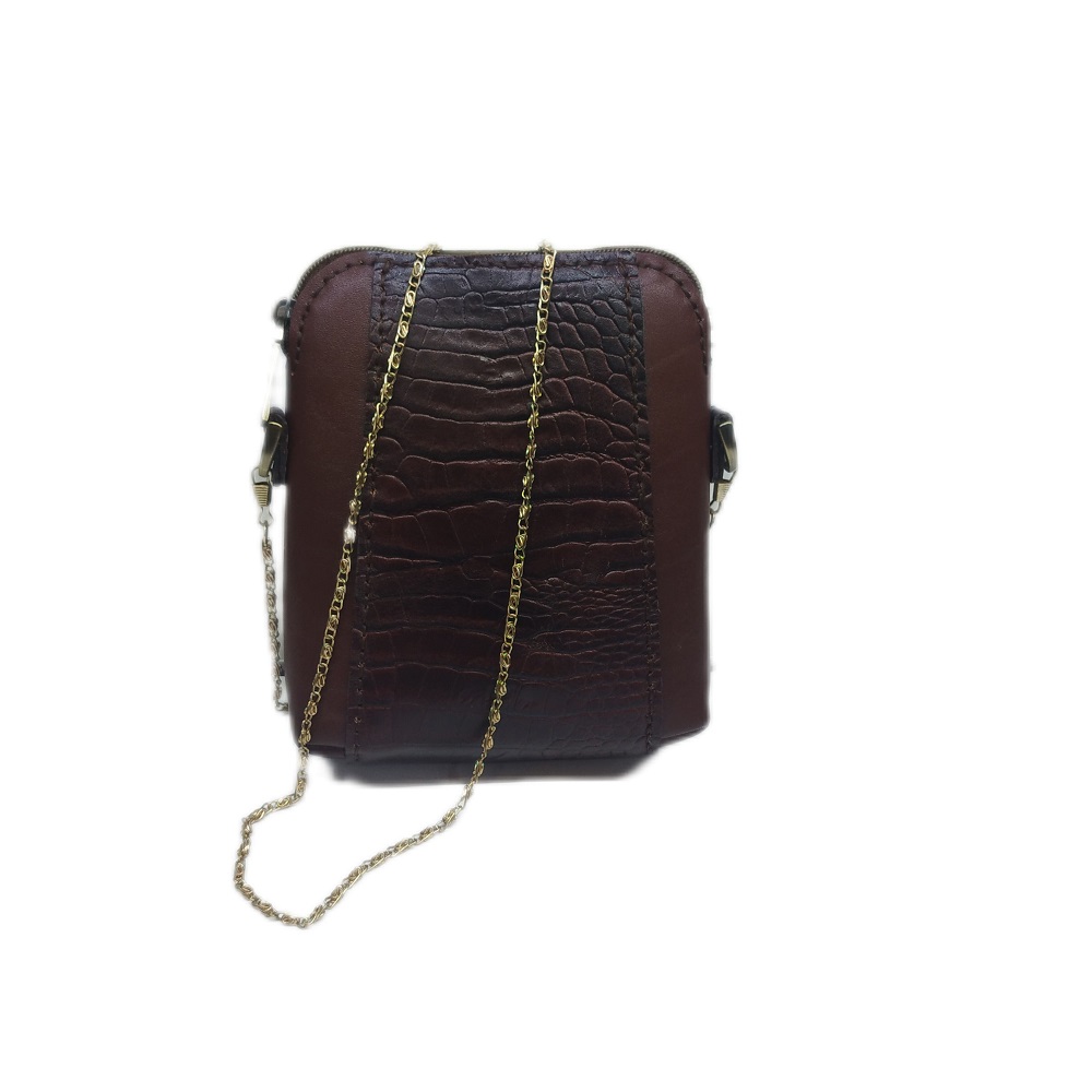 کیف رودوشی چرمی دخترانه دست دوز مدل 1008