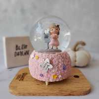 گوی کوکی موزیکال پایه گل دار دختر پسر