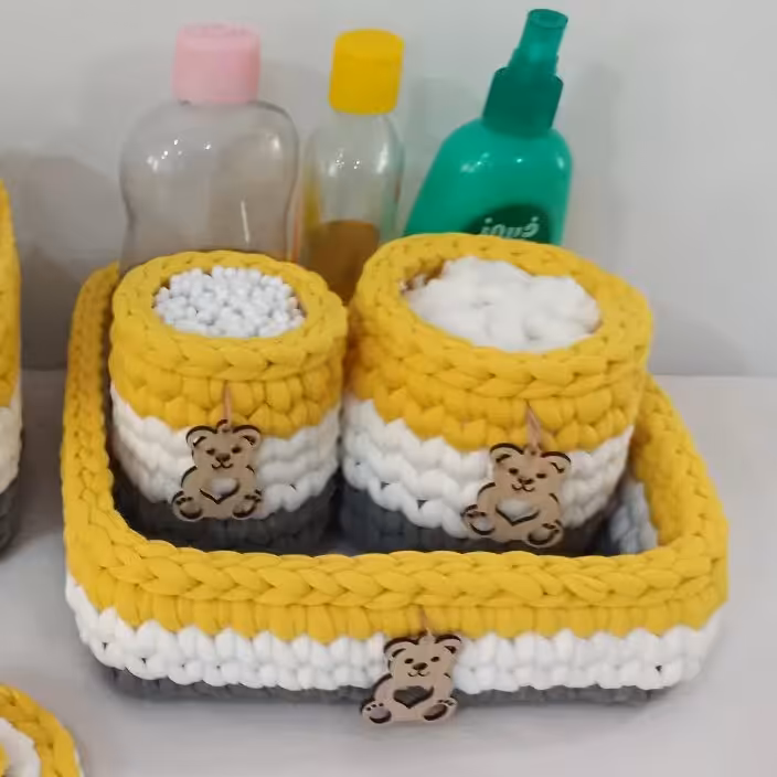 ست سبد سیسمونی تریکو زیبا