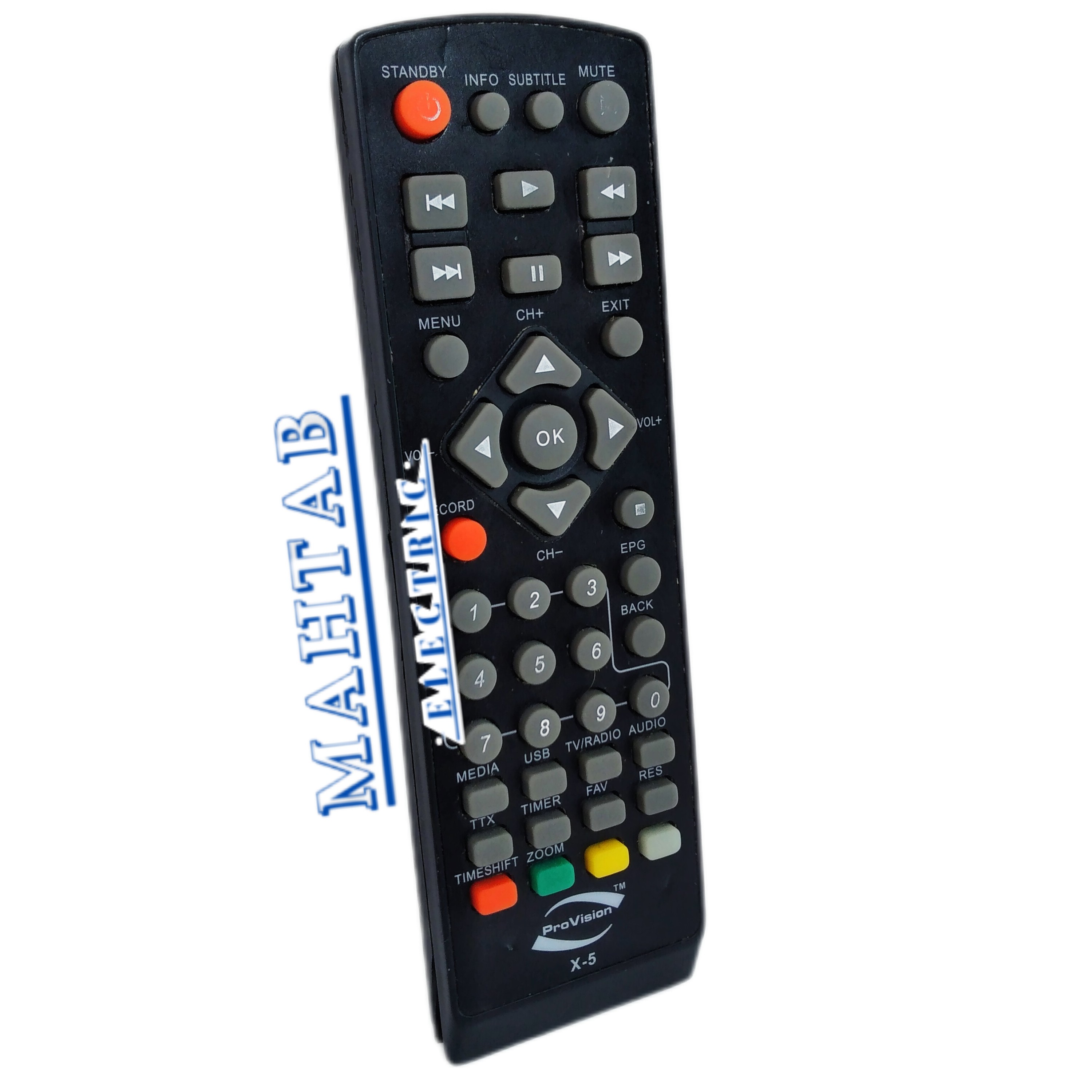 کنترل دیجیتال  پرویژن    PROVISION   گیرنده دیجیتال پروویژن X5   کنترل پروویژن