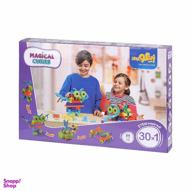 ساختنی زینگو مدل مکعب‌های جادویی کد 025