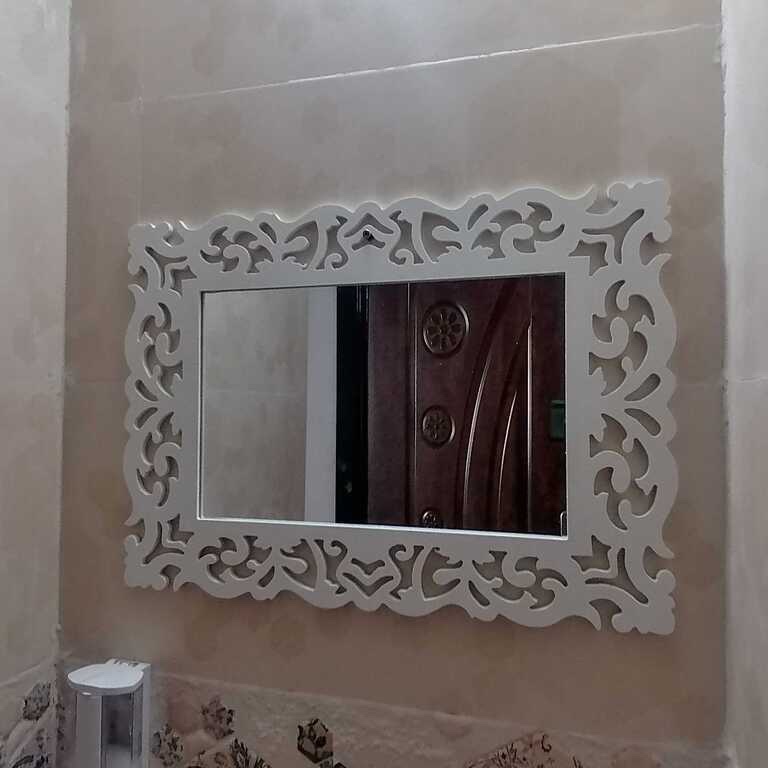 آینه کنسول پی وی سی طرح شمشاد